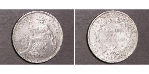 1 Piastre Indochina francesa (1887-1954) Plata 