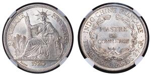 1 Piastre Französisch-Indochina (1887-1954) Silber 