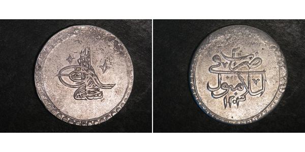 1 Piastre Osmanisches Reich (1299-1923) Silber Mustafa III. (1757 - 1774)