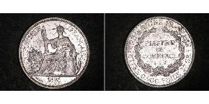 1 Piastre French Indochina (1887-1954) Silver 