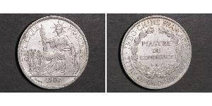 1 Piastre French Indochina (1887-1954) Silver 