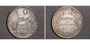 1 Piastre French Indochina (1887-1954) Silver 