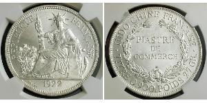 1 Piastre French Indochina (1887-1954) Silver 