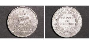 1 Piastre French Indochina (1887-1954) Silver 