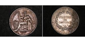 1 Piastre French Indochina (1887-1954) Silver 