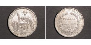 1 Piastre French Indochina (1887-1954) Silver 