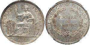 1 Piastre French Indochina (1887-1954) Silver 