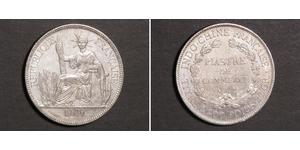 1 Piastre French Indochina (1887-1954) Silver 