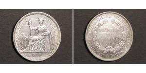 1 Piastre French Indochina (1887-1954) Silver 