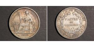 1 Piastre French Indochina (1887-1954) Silver 