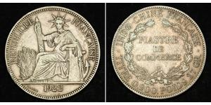 1 Piastre French Indochina (1887-1954) Silver 