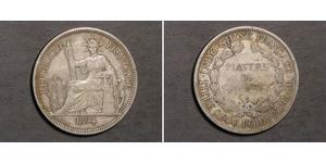 1 Piastre French Indochina (1887-1954) Silver 