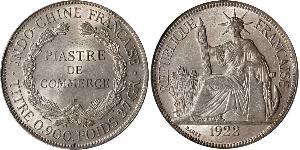 1 Piastre French Indochina (1887-1954) Silver 