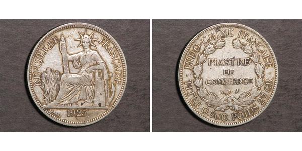 1 Piastre French Indochina (1887-1954) Silver 