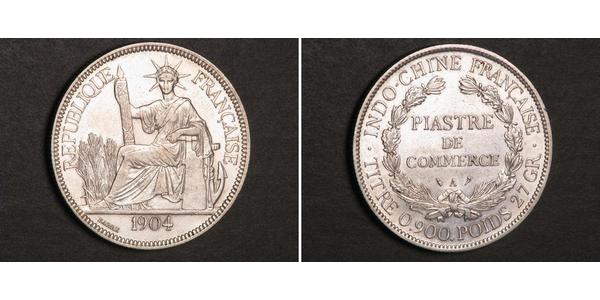 1 Piastre French Indochina (1887-1954) Silver 