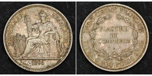 1 Piastre French Indochina (1887-1954) Silver 
