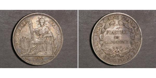1 Piastre French Indochina (1887-1954) Silver 