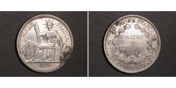 1 Piastre French Indochina (1887-1954) Silver 