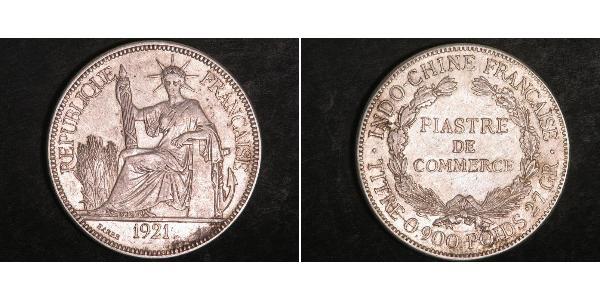 1 Piastre French Indochina (1887-1954) Silver 