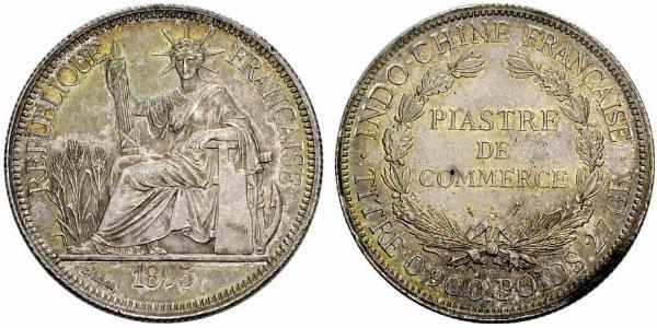 1 Piastre French Indochina (1887-1954) 銀 