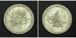 1 Piastre 奥斯曼帝国 (1299 - 1923) 銀 穆斯塔法三世 (1717 - 1774)