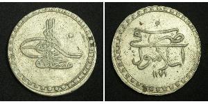 1 Piastre 奥斯曼帝国 (1299 - 1923) 銀 穆斯塔法三世 (1717 - 1774)