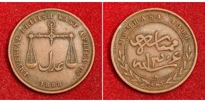 1 Pice África Oriental Bronce 