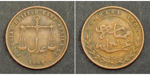 1 Pice Ostafrika Bronze 