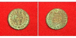 1 Poltura Hungary Copper Francis II Rákóczi (1676 – 1735)