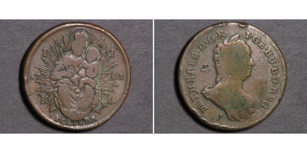 1 Poltura Королевство Венгрия (1000-1918) Медь Maria Theresa of Austria (1717 - 1780)