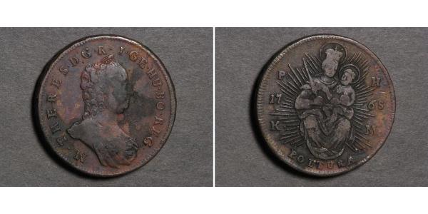 1 Poltura 匈牙利王国 銅 玛丽亚·特蕾西亚 (1717 - 1780)