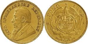 1 Pond Südafrika Gold Paul Kruger (1825 - 1904)