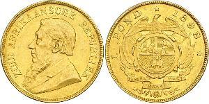 1 Pond Südafrika Gold Paul Kruger (1825 - 1904)