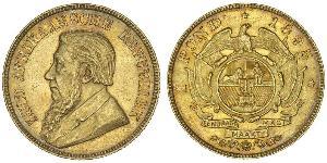 1 Pond Südafrika Gold Paul Kruger (1825 - 1904)