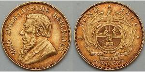 1 Pond Südafrika Gold Paul Kruger (1825 - 1904)