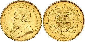 1 Pond Südafrika Gold Paul Kruger (1825 - 1904)