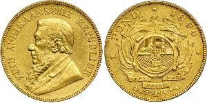 1 Pond Südafrika Gold Paul Kruger (1825 - 1904)