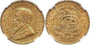 1 Pond Südafrika Gold Paul Kruger (1825 - 1904)