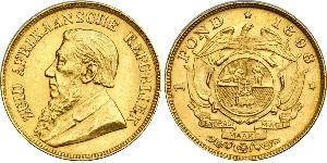 1 Pond Südafrika Gold Paul Kruger (1825 - 1904)
