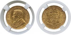 1 Pond Afrique du Sud Or Paul Kruger (1825 - 1904)