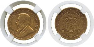 1 Pond Afrique du Sud Or Paul Kruger (1825 - 1904)
