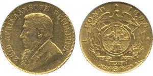 1 Pond Sudafrica Oro Paul Kruger (1825 - 1904)