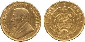 1 Pond Sudáfrica Oro Paul Kruger (1825 - 1904)