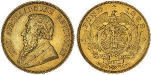 1 Pond Sudáfrica Oro Paul Kruger (1825 - 1904)