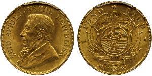 1 Pond Південно-Африканська Республіка Золото Поль Крюгер (1825 - 1904)
