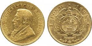 1 Pond Південно-Африканська Республіка Золото Поль Крюгер (1825 - 1904)