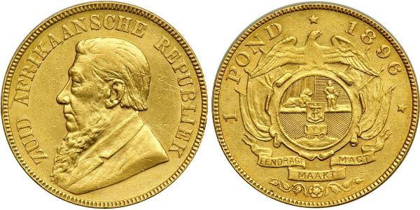 1 Pond Південно-Африканська Республіка Золото Поль Крюгер (1825 - 1904)