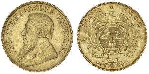 1 Pond Южно-Африканская Республика Золото Крюгер, Пауль (1825 - 1904)