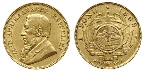 1 Pond South Africa 金 保罗·克留格尔 (1825 - 1904)