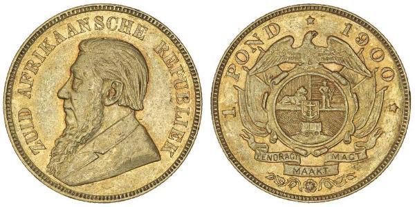 1 Pond South Africa 金 保罗·克留格尔 (1825 - 1904)